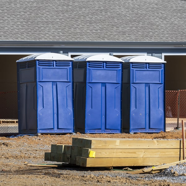 how can i report damages or issues with the portable toilets during my rental period in Blackstock South Carolina